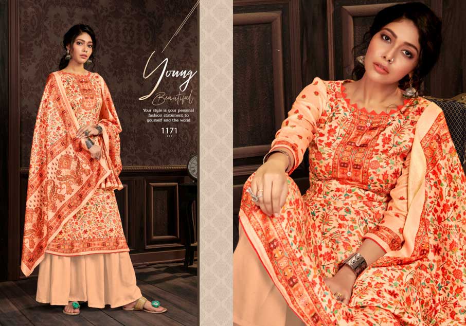 Kashmiri Queen Vol-7 Pashmina Dresses Set Kashmiri Queen Vol-7 Pashmina Dresses Set